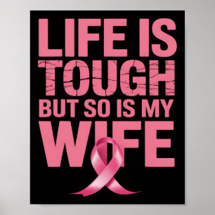 Het leven is hard, maar mijn vrouw borstkanker Awa Poster