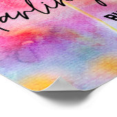 Het leven is hard Poster - Inspirerend muurkunst (Hoek)