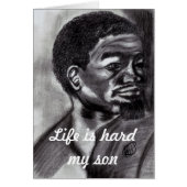 HET LEVEN IS HARD ZOON kaart (Voorkant)