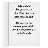 HET LEVEN IS HARD ZOON kaart (Binnen (Rechts))