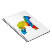 Het leven is helder met een Bedlington Terrier Notitieboek (Rechterzijde)