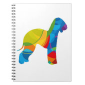 Het leven is helder met een Bedlington Terrier Notitieboek (Voorkant)