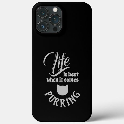 Het leven is het beste wanneer het komt Spinnend � Case-Mate iPhone Case (Achterkant)
