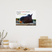 Het leven is het eenvoudigste plezier... poster (Keuken)