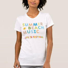 Het leven is het festival T-Shirt