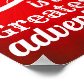 Het leven is het grootste avontuur poster (Hoek)