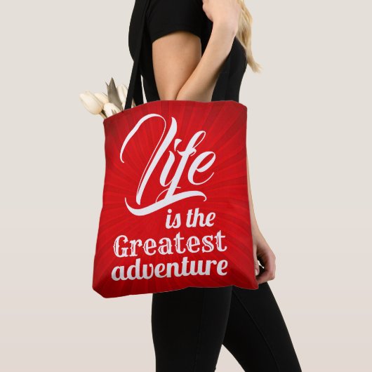 Het leven is het grootste avontuur tote bag (Dichtbij)