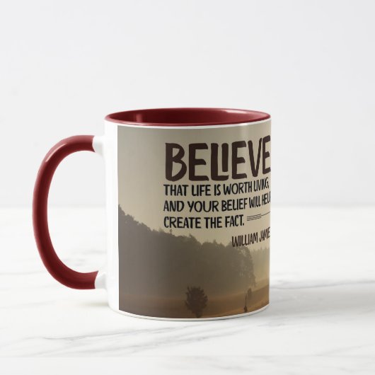 Het leven is het leven waard mok (Links)