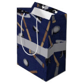 Het leven is Hockey Medium Cadeauzakje (Achterkant Gekanteld)