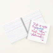 Het leven is ingewikkelder Persoonlijke Groeisloga Notitieboek (Binnen)