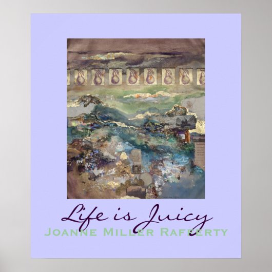 Het leven is Juicy Poster (Voorkant)