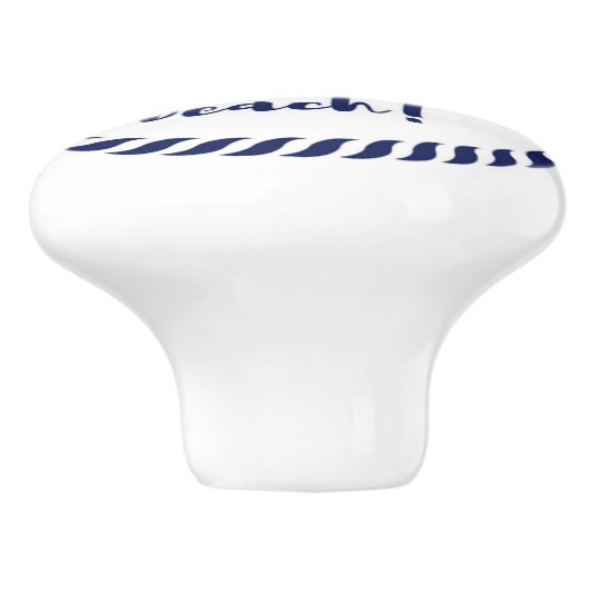 Het leven is... keramische knop (Zijkant)