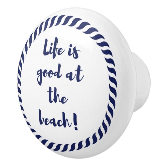 Het leven is... keramische knop (Rechts)