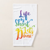 Het leven is kort. bad handdoek (Handdoek)