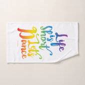 Het leven is kort. bad handdoek (Handdoek)