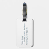 Het leven is kort Bagagelabel (Achterkant verticaal)