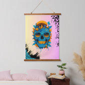 Het leven is kort, blijf raar hangend wandkleed (Slaapkamer)