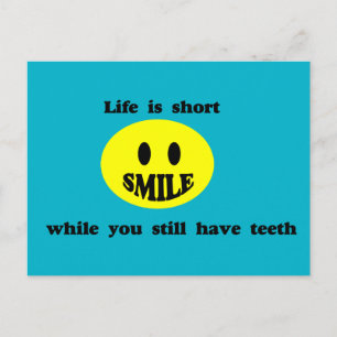 Het leven is kort briefkaart