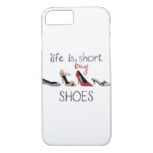 Het leven is kort Case-Mate iPhone case (Achterkant)