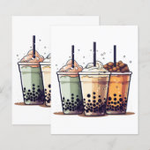 Het leven is kort, drink de boba (Voorkant / Achterkant)
