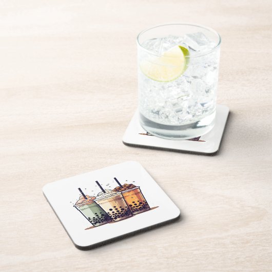 Het leven is kort, drink de boba bier onderzetter (Rechterzijde)