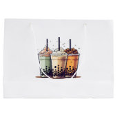 Het leven is kort, drink de boba groot cadeauzakje (Achterkant)