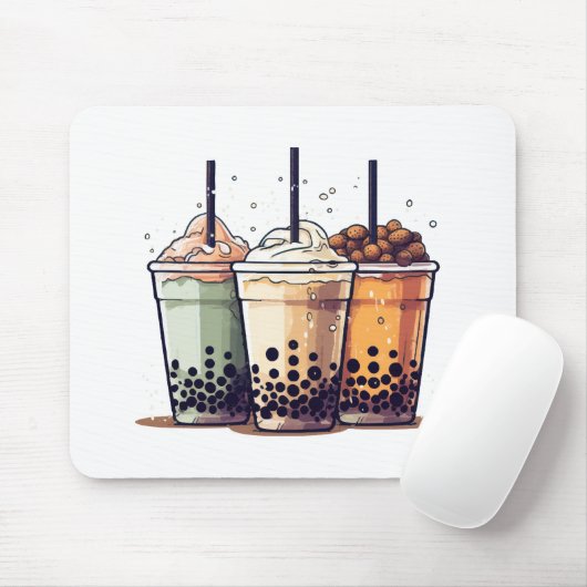 Het leven is kort, drink de boba muismat (Met muis)