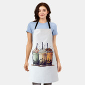 Het leven is kort, drink de boba schort (Gedragen)