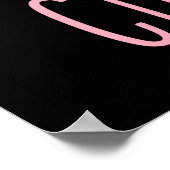 Het leven is kort - eet de cupcake poster (Hoek)