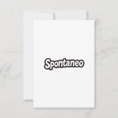 Het leven is kort, eet eerst het dessert - grappig kaart (Achterkant)