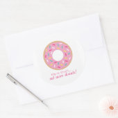 Het leven is kort, eet meer donuts sticker (Envelop)