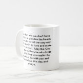 Het leven is kort en we... koffiemok (Voorkant links)