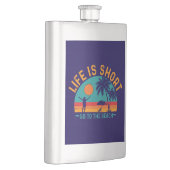 Het leven is kort Ga naar het strand-97226 Flacon (Rechts)