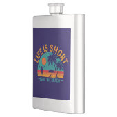 Het leven is kort Ga naar het strand-97226 Flacon (Links)