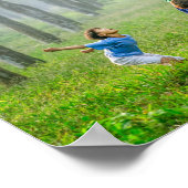 Het leven is kort | Geniet van het leven Poster (Hoek)