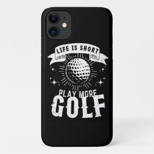 Het leven is kort. Golf meer Case-Mate iPhone Case