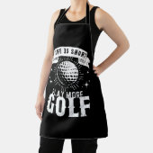 Het leven is kort. Golf meer Schort (Insitu)