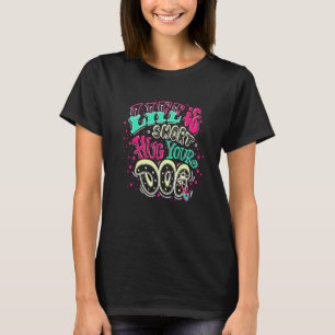Het leven is kort knuffel je hond Ik hou van honde T-shirt