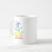 Het leven is kort. koffiemok (Voorkant links)