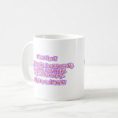 Het leven is kort koffiemok (Voorkant links)