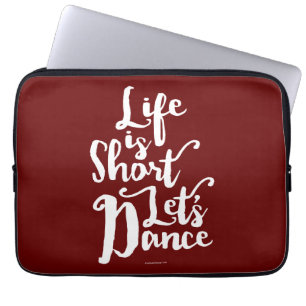 Het leven is kort. laptop sleeve