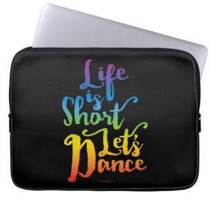 Het leven is kort. laptop sleeve