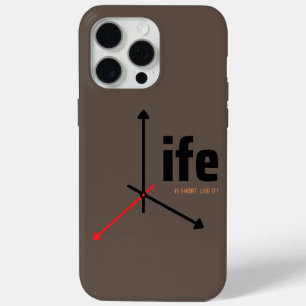 het leven is kort, leef het iPhone 15 pro max hoesje