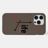 het leven is kort, leef het iPhone hoesje (Achterkant horizontaal)