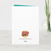 Het leven is kort, lik de lepel verjaardag Kaart (Achterkant)