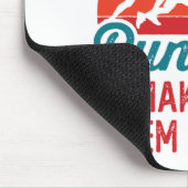 Het leven is kort lopend maakt het langer lijken muismat (Hoek)