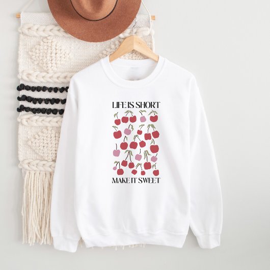 Het leven is kort, maak het zoete Boho Inspiration T-shirt