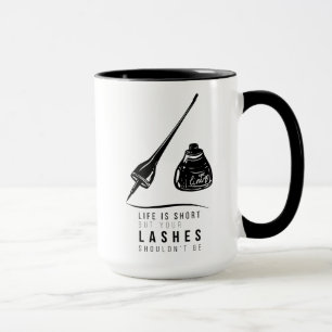 Het leven is kort, maar je moet niet weg mok