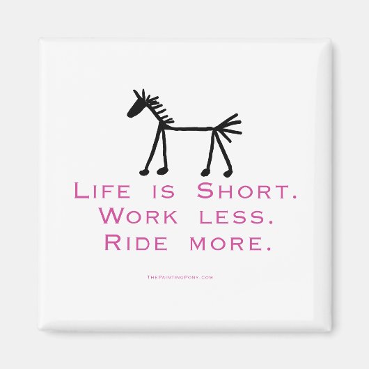 Het leven is kort magneet (Voorkant)