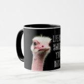 Het leven is kort mok (Voorkant links)